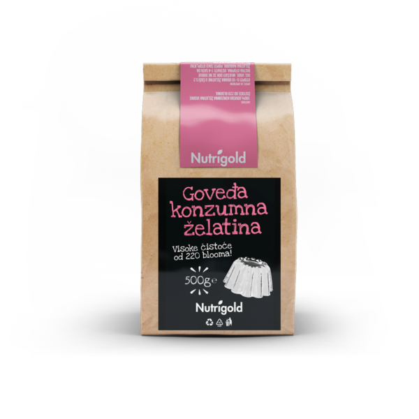 Goveđa konzumna želatina 500g Nutrigold